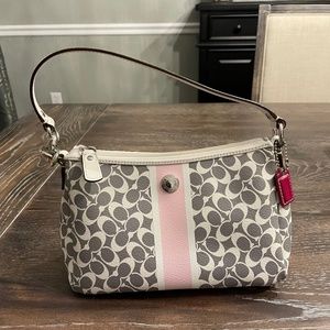 Mini Coach bag - Pink and Grey
